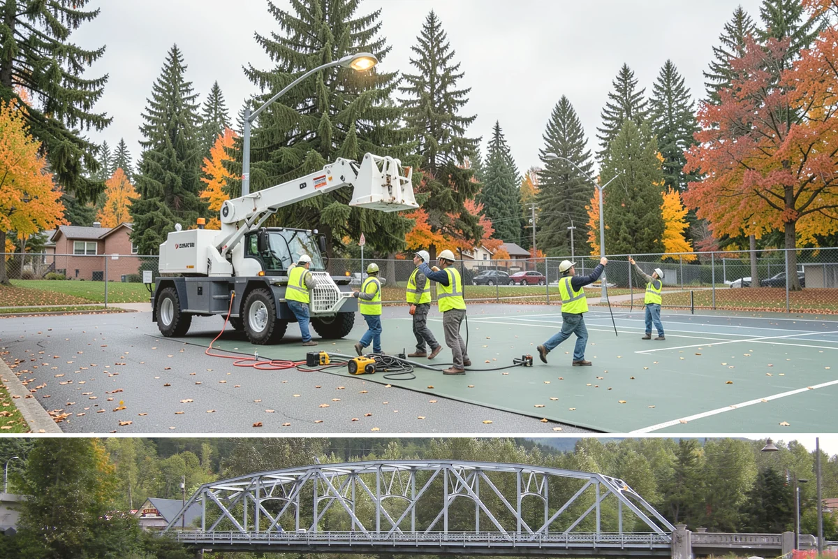 Right-of-Way Maintenance in Skykomish, King County, WA - Growth-season mowing and brush passes concentrate from late spring through early fall, with storm-driven clearing and drainage...