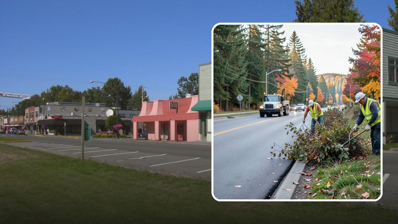 Right-of-Way Maintenance in Snoqualmie, King County, WA - Vegetation and appearance management along public rights-of-way to maintain safety, access, and clearance.