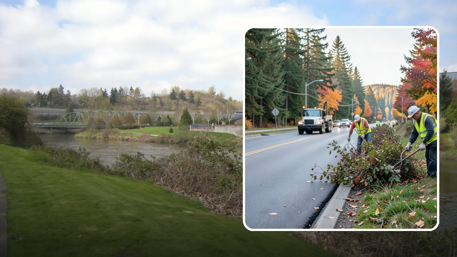 Right-of-Way Maintenance in Tukwila, King County, WA - Vegetation and appearance management along public rights-of-way to maintain safety, access, and clearance.