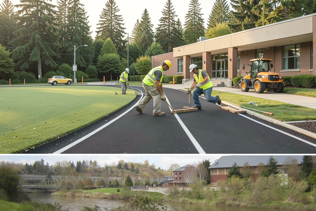 Right-of-Way Maintenance in Tukwila, King County, WA - Growth-season mowing and brush passes concentrate from late spring through early fall, with storm-driven clearing and drainage...