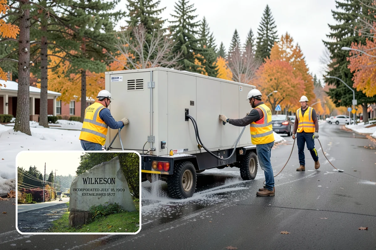 Right-of-Way Maintenance in Wilkeson, Pierce County, WA - Improved roadside safety and driver visibility