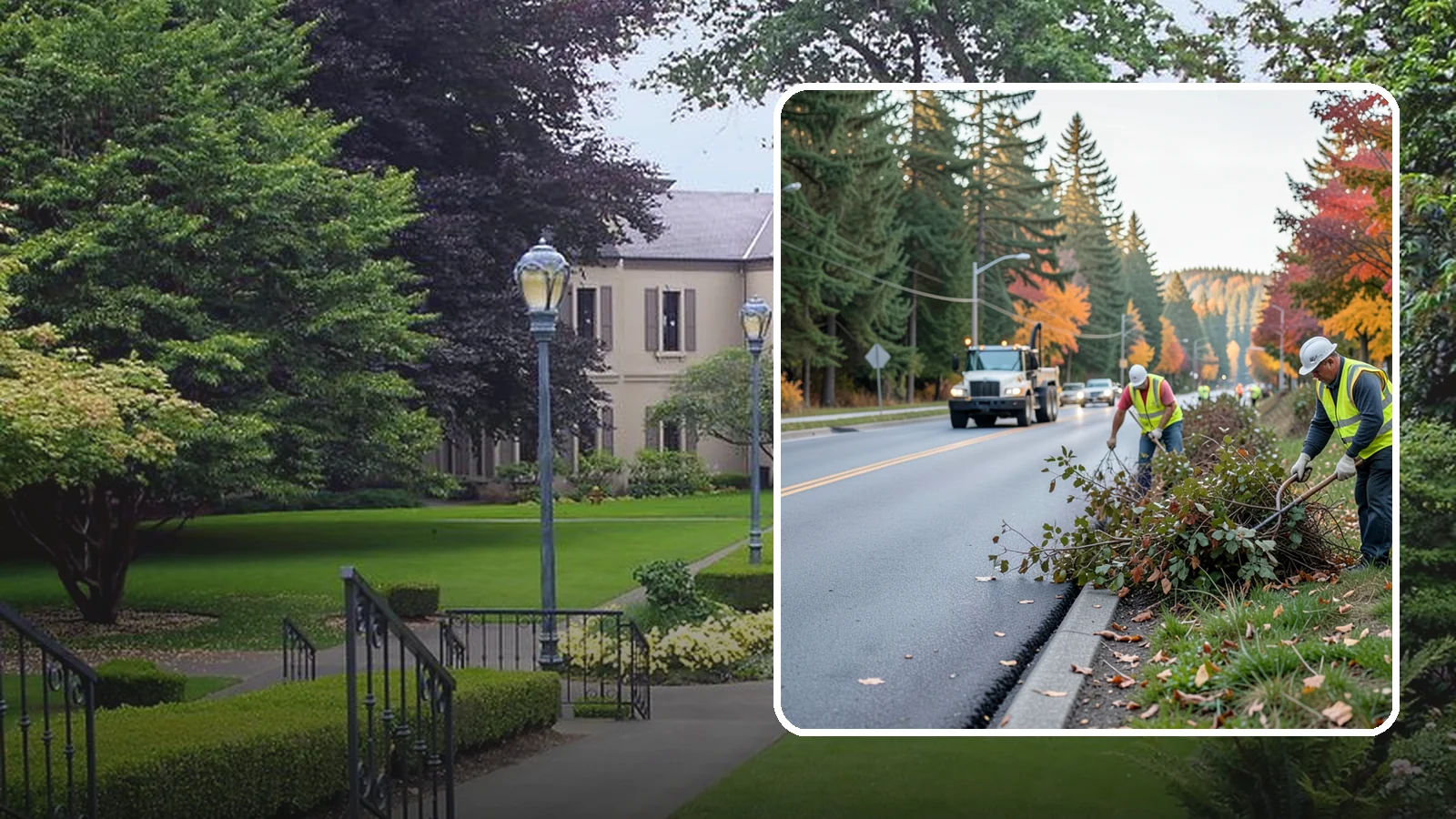 Right-of-Way Maintenance in Woodinville, King County, WA - Vegetation and appearance management along public rights-of-way to maintain safety, access, and clearance.
