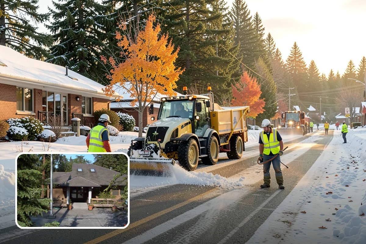 Right-of-Way Maintenance in Yarrow Point, King County, WA - Improved roadside safety and driver visibility