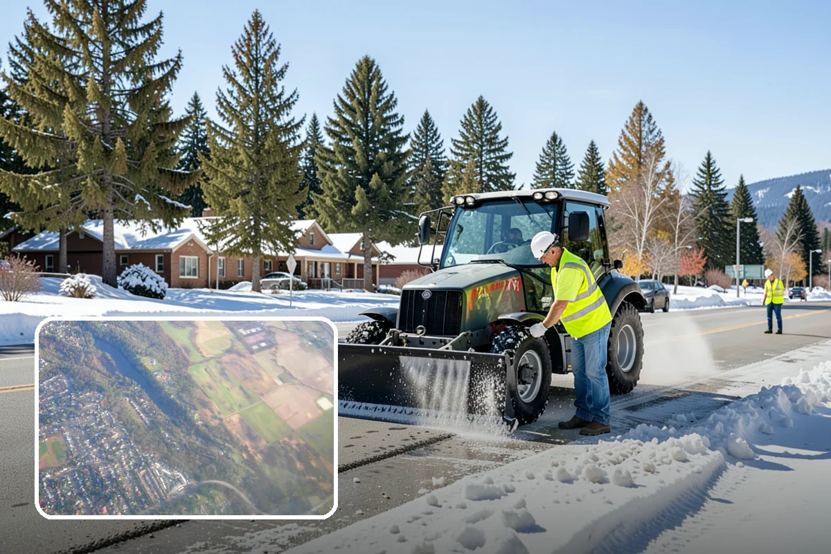 Right-of-Way Tree Clearing in Algona, King County, WA - Restored clearances improve safety for vehicles, cyclists, and pedestrians