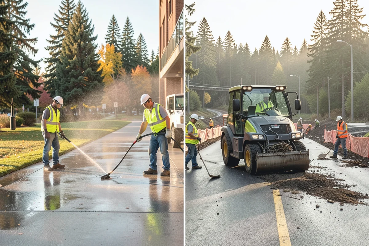 Right-of-Way Tree Clearing in Auburn, King County, WA - We survey the corridor to define clearance targets and conflict trees