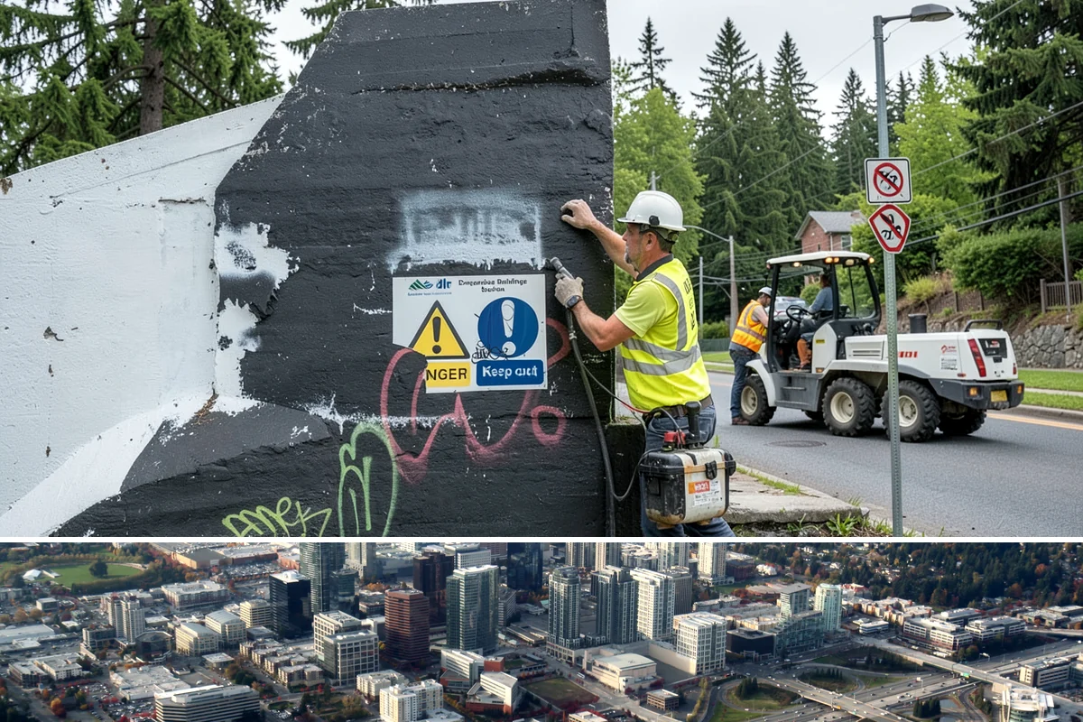 Right-of-Way Tree Clearing in Bellevue, King County, WA - Right-of-way clearing is performed year-round, with dormant-season work reducing traffic impact and improving cut visibility.