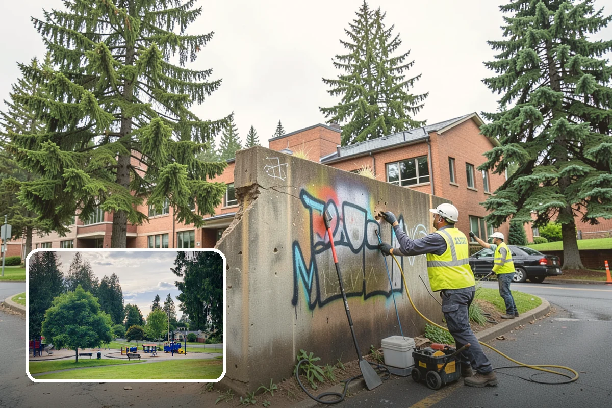 Right-of-Way Tree Clearing in Bonney Lake, Pierce County, WA - Restored clearances improve safety for vehicles, cyclists, and pedestrians