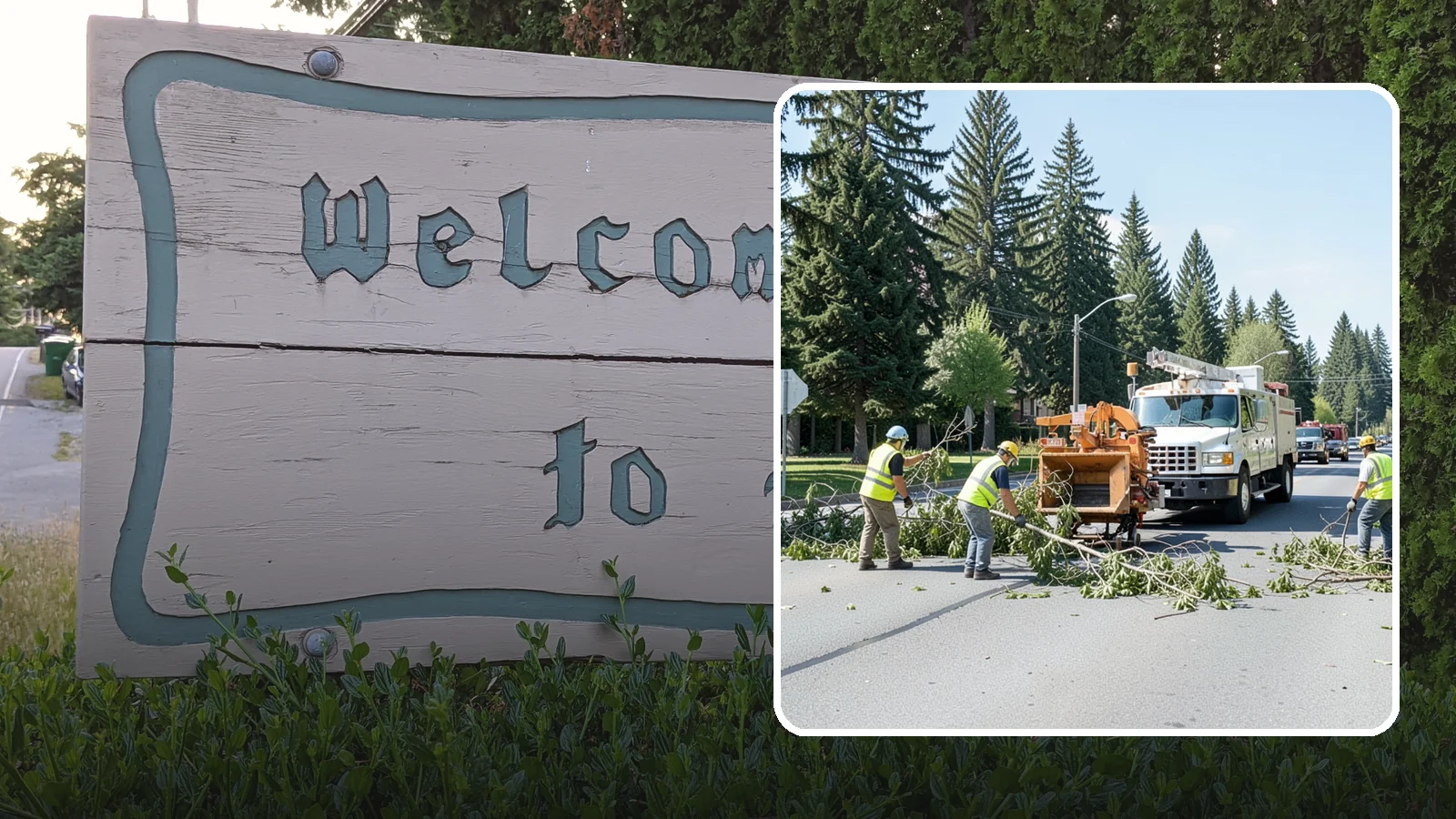 Right-of-Way Tree Clearing in Brier, Snohomish County, WA - We clear trees and encroaching limbs from roadway and utility rights-of-way to restore clearances and sight lines for public...