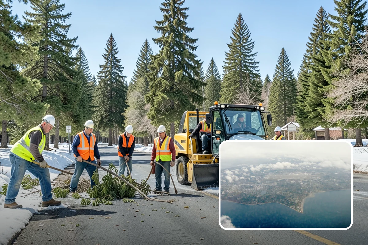 Right-of-Way Tree Clearing in Burien, King County, WA - Restored clearances improve safety for vehicles, cyclists, and pedestrians