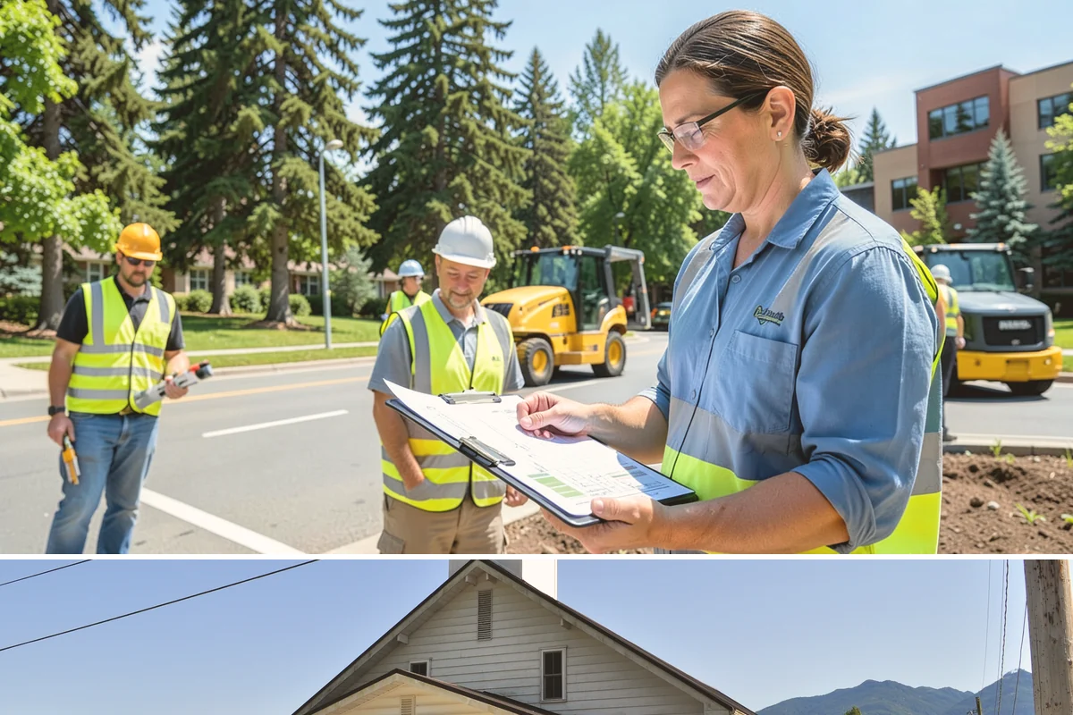 Right-of-Way Tree Clearing in Concrete, Skagit County, WA - Right-of-way clearing is performed year-round, with dormant-season work reducing traffic impact and improving cut visibility.
