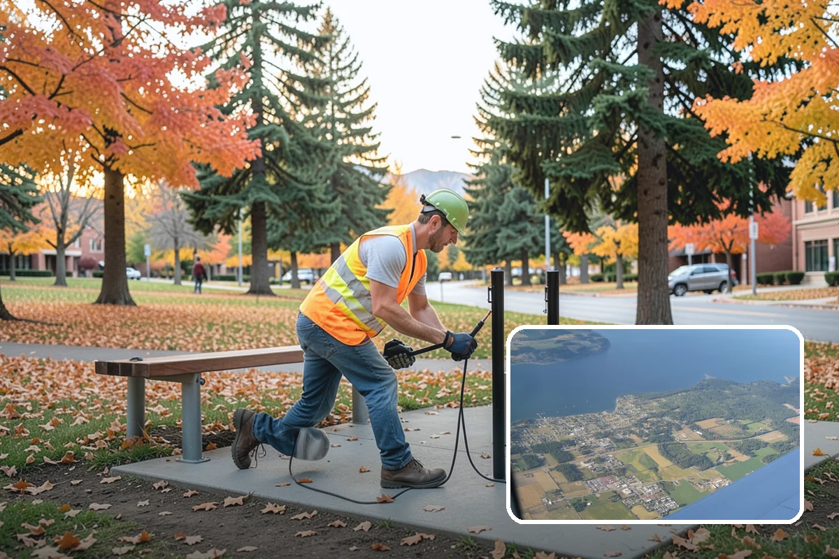 Right-of-Way Tree Clearing in Coupeville, Island County, WA - Restored clearances improve safety for vehicles, cyclists, and pedestrians