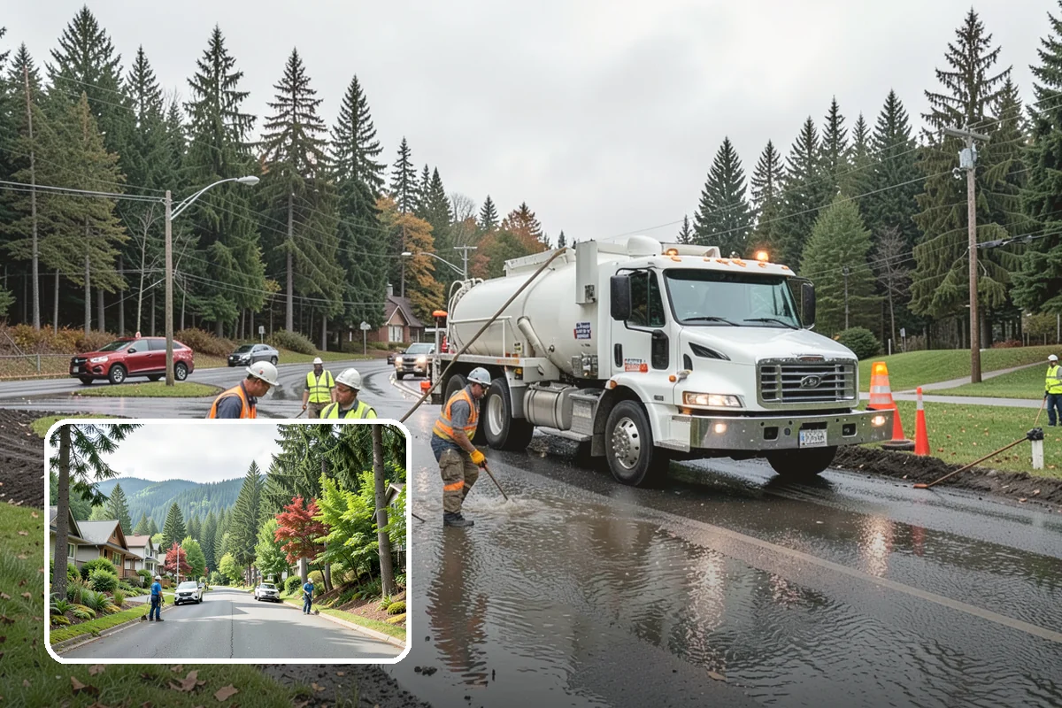 Right-of-Way Tree Clearing in Darrington, Snohomish County, WA - Restored clearances improve safety for vehicles, cyclists, and pedestrians