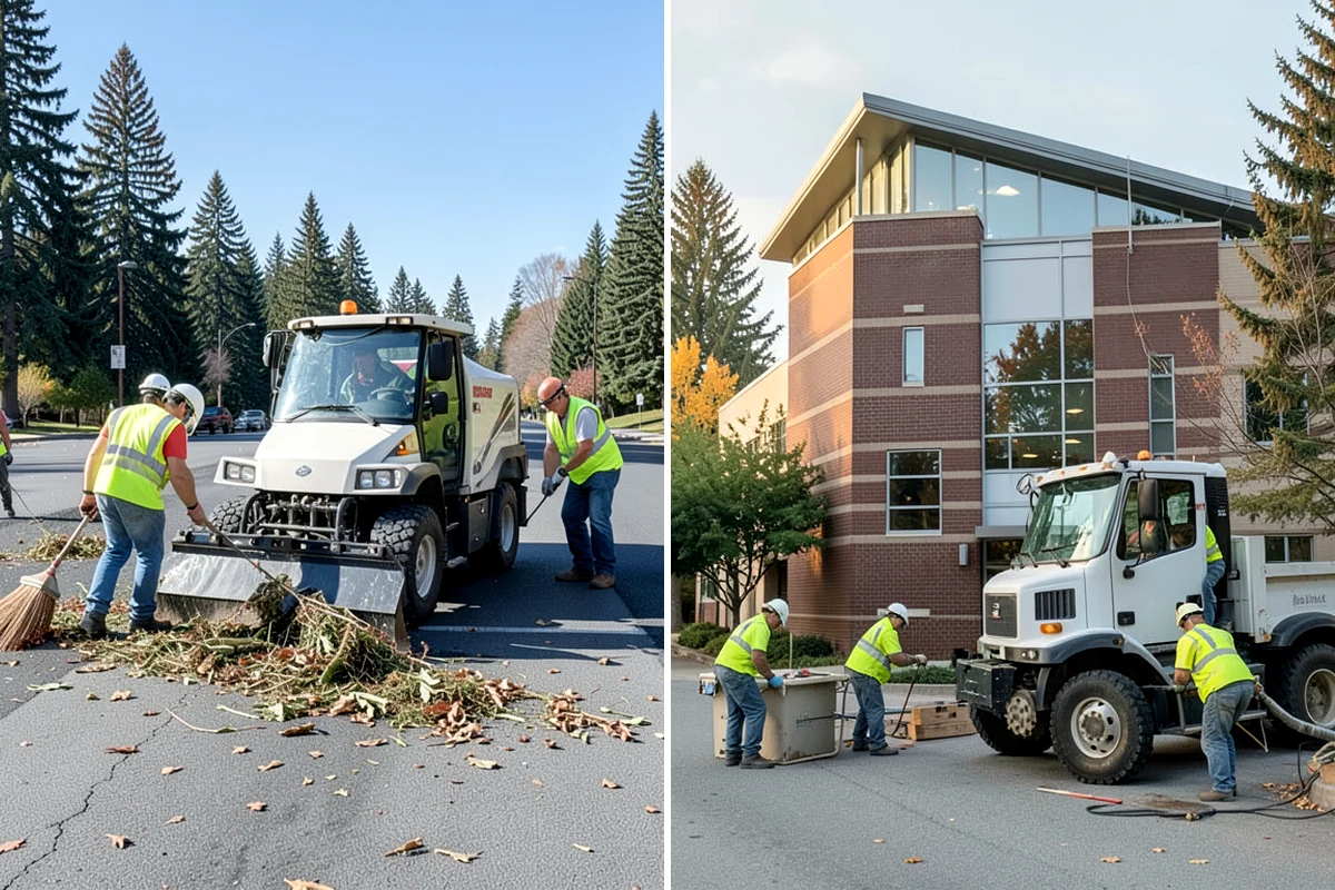 Right-of-Way Tree Clearing in DuPont, Pierce County, WA - We survey the corridor to define clearance targets and conflict trees