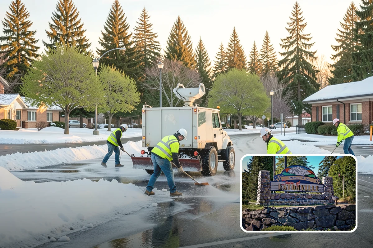 Right-of-Way Tree Clearing in Eatonville, Pierce County, WA - Restored clearances improve safety for vehicles, cyclists, and pedestrians