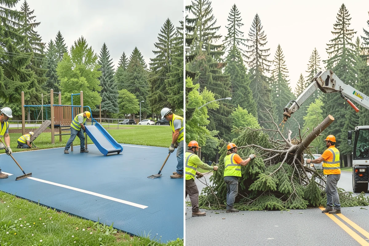 Right-of-Way Tree Clearing in Edmonds, Snohomish County, WA - We survey the corridor to define clearance targets and conflict trees
