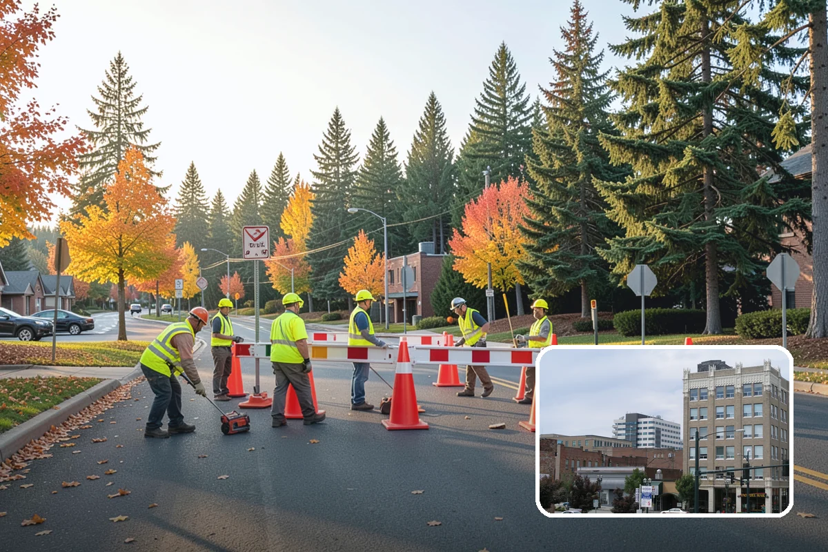 Right-of-Way Tree Clearing in Everett, Snohomish County, WA - Restored clearances improve safety for vehicles, cyclists, and pedestrians