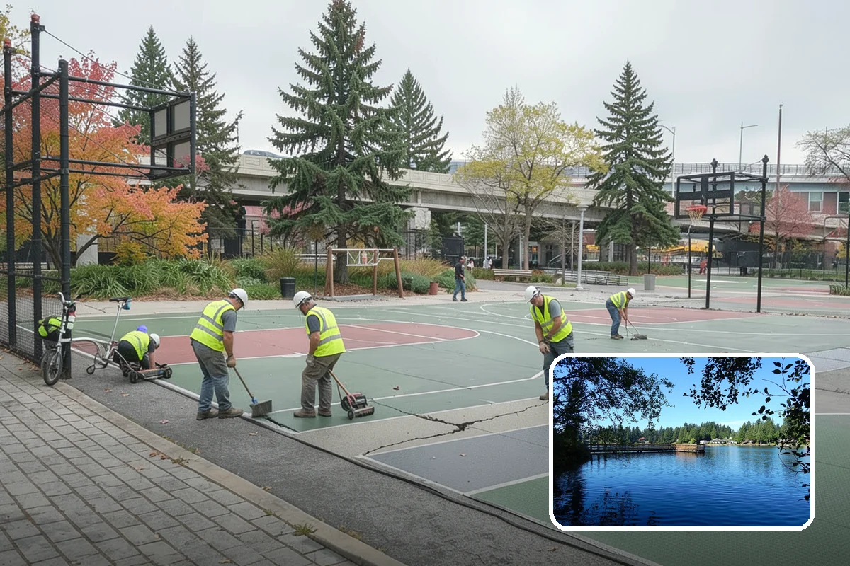 Right-of-Way Tree Clearing in Federal Way, King County, WA - Restored clearances improve safety for vehicles, cyclists, and pedestrians