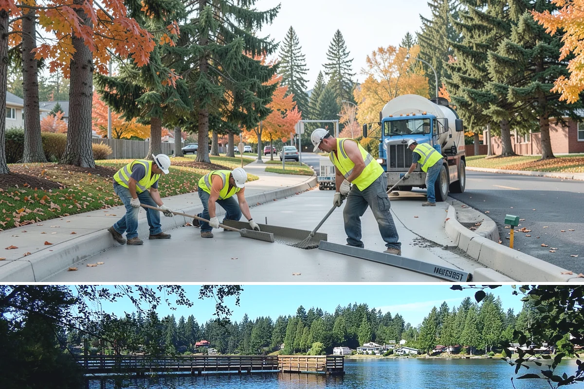 Right-of-Way Tree Clearing in Federal Way, King County, WA - Right-of-way clearing is performed year-round, with dormant-season work reducing traffic impact and improving cut visibility.