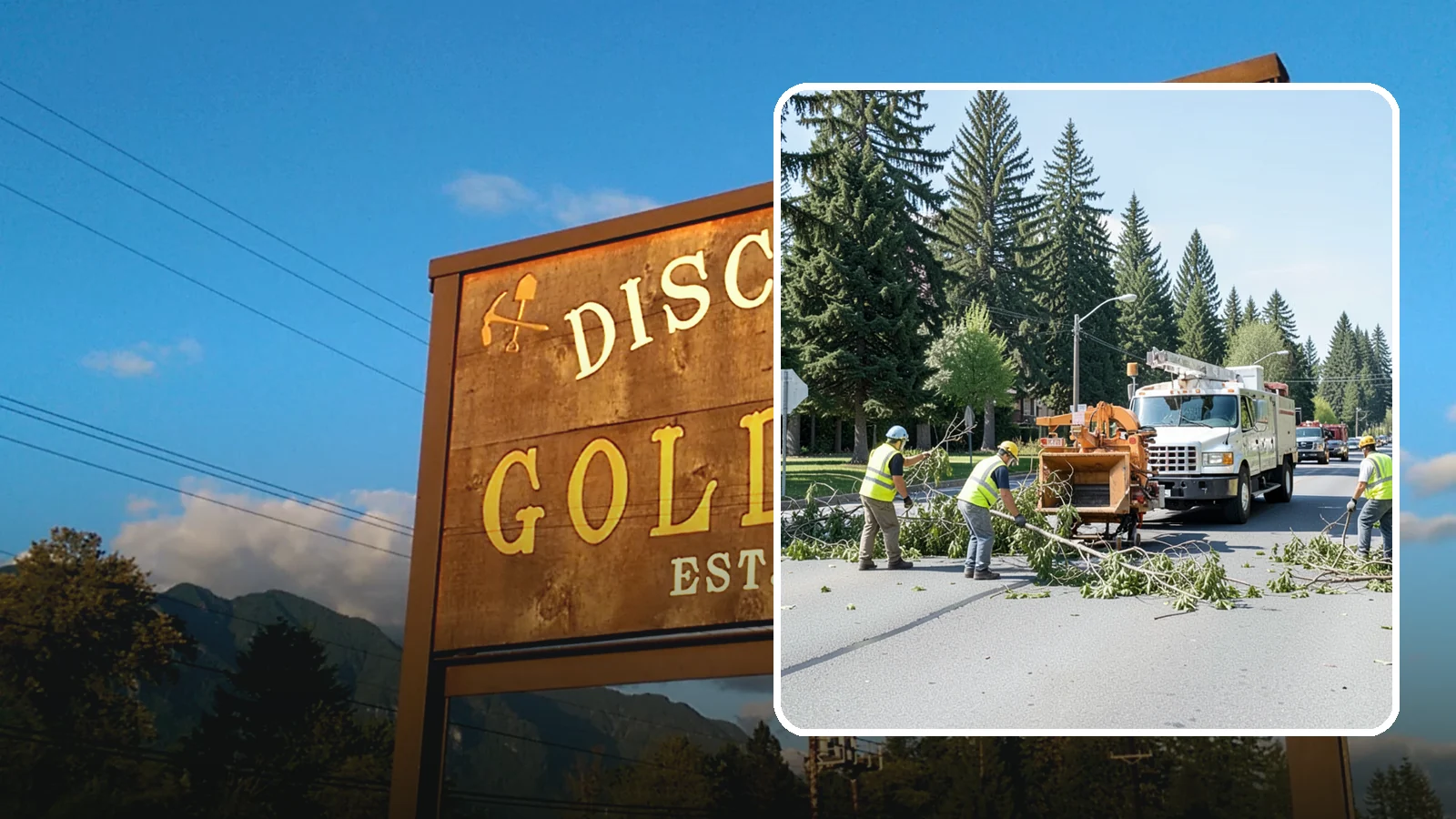 Right-of-Way Tree Clearing in Gold Bar, Snohomish County, WA - We clear trees and encroaching limbs from roadway and utility rights-of-way to restore clearances and sight lines for public...
