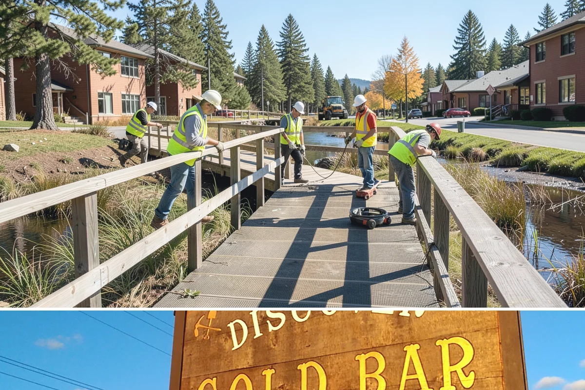 Right-of-Way Tree Clearing in Gold Bar, Snohomish County, WA - Right-of-way clearing is performed year-round, with dormant-season work reducing traffic impact and improving cut visibility.