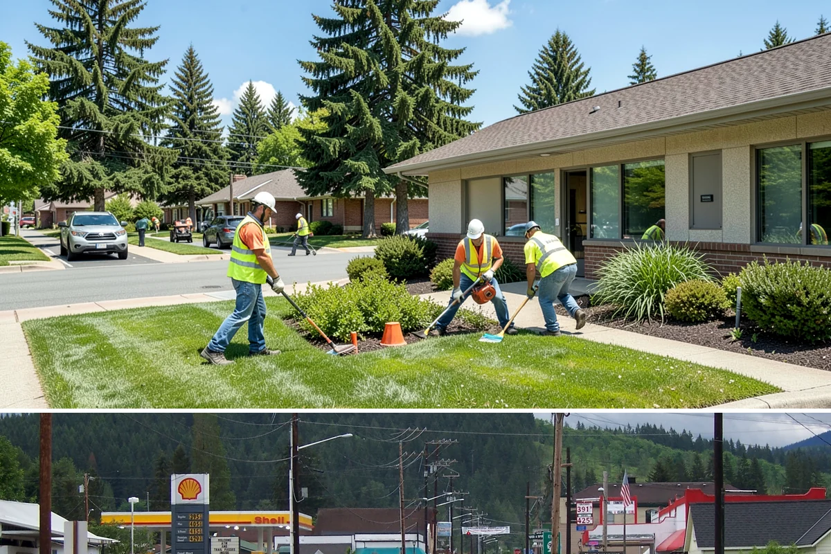 Right-of-Way Tree Clearing in Granite Falls, Snohomish County, WA - Right-of-way clearing is performed year-round, with dormant-season work reducing traffic impact and improving cut visibility.
