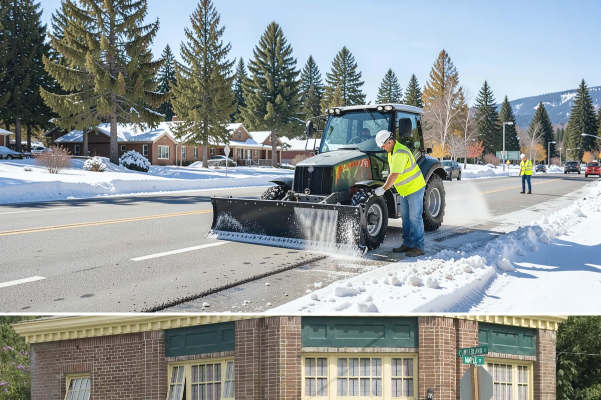 Right-of-Way Tree Clearing in Hamilton, Skagit County, WA - Right-of-way clearing is performed year-round, with dormant-season work reducing traffic impact and improving cut visibility.