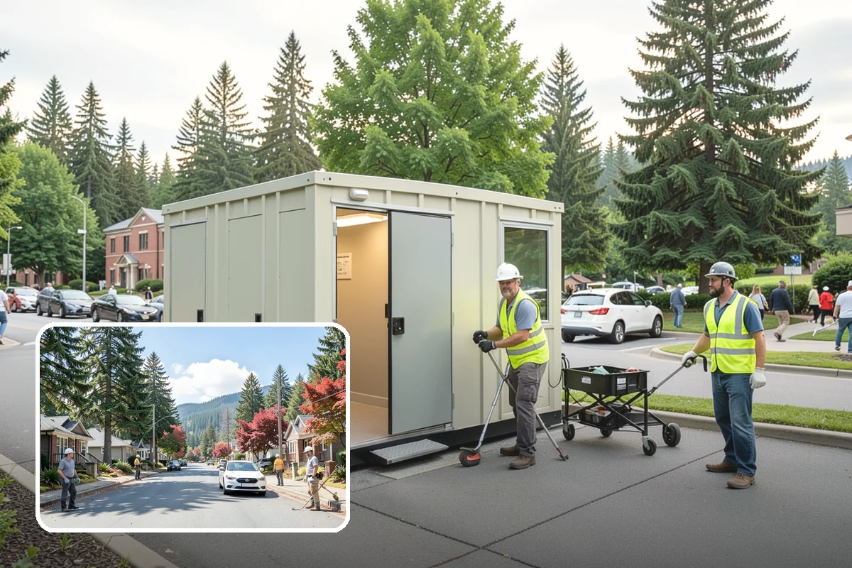 Right-of-Way Tree Clearing in Hunts Point, King County, WA - Restored clearances improve safety for vehicles, cyclists, and pedestrians