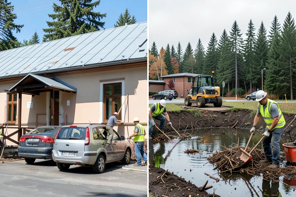 Right-of-Way Tree Clearing in Hunts Point, King County, WA - We survey the corridor to define clearance targets and conflict trees