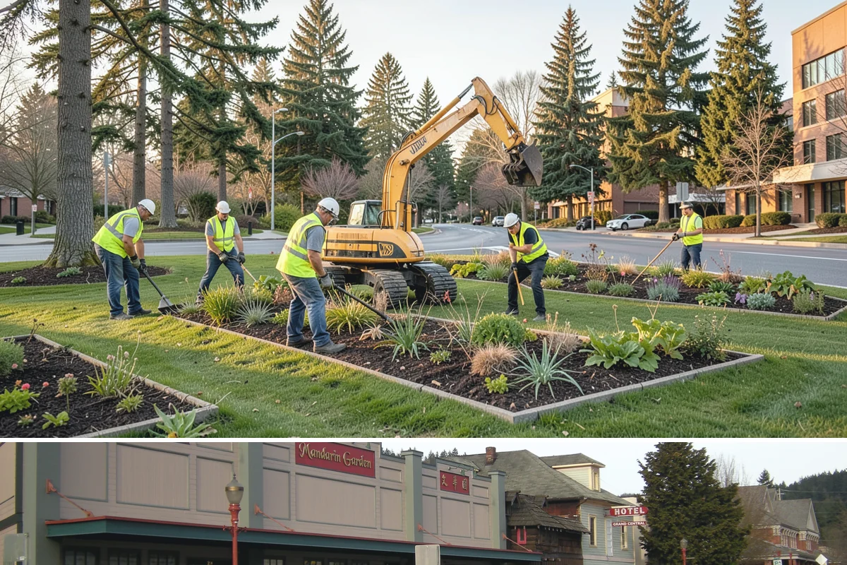 Right-of-Way Tree Clearing in Issaquah, King County, WA - Right-of-way clearing is performed year-round, with dormant-season work reducing traffic impact and improving cut visibility.