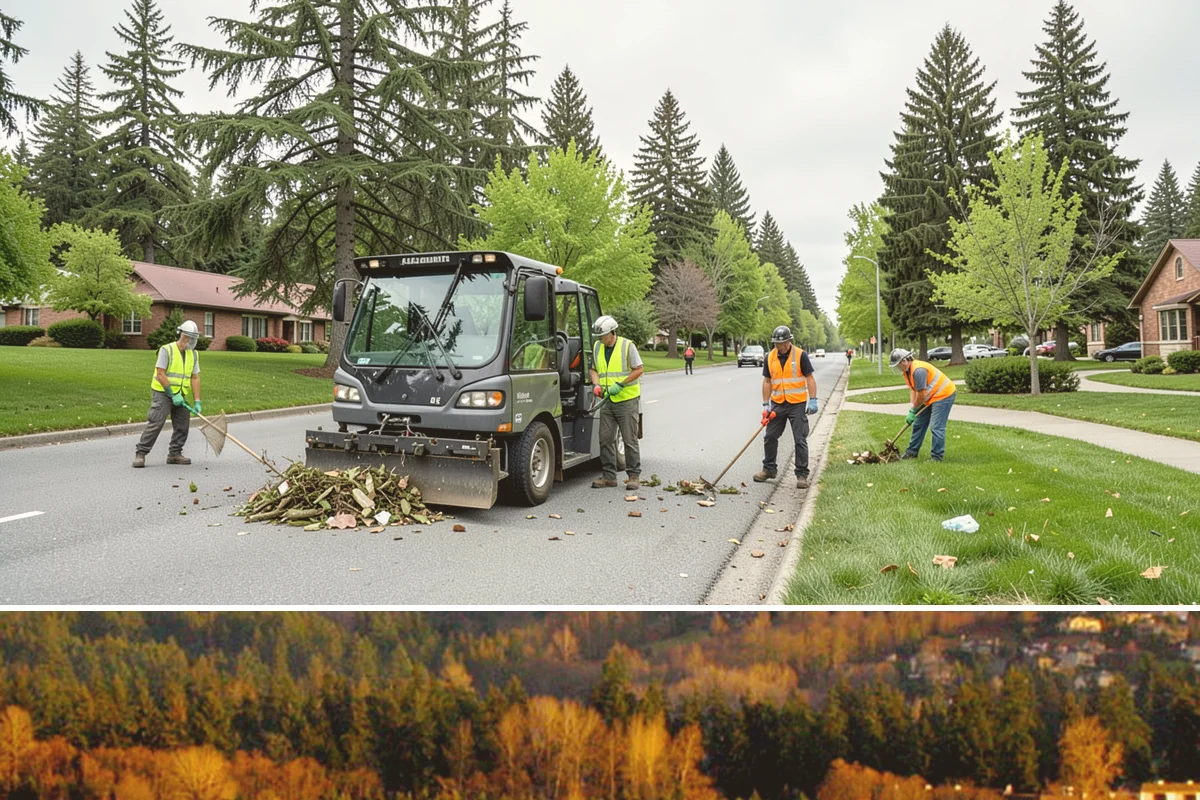 Right-of-Way Tree Clearing in Kenmore, King County, WA - Right-of-way clearing is performed year-round, with dormant-season work reducing traffic impact and improving cut visibility.