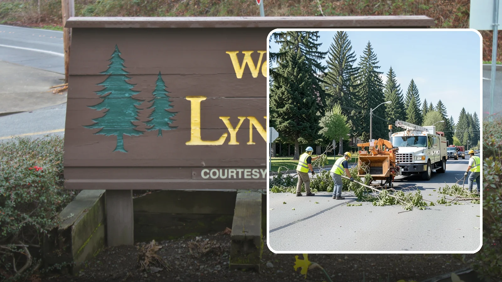 Right-of-Way Tree Clearing in Lynnwood, Snohomish County, WA - We clear trees and encroaching limbs from roadway and utility rights-of-way to restore clearances and sight lines for public...