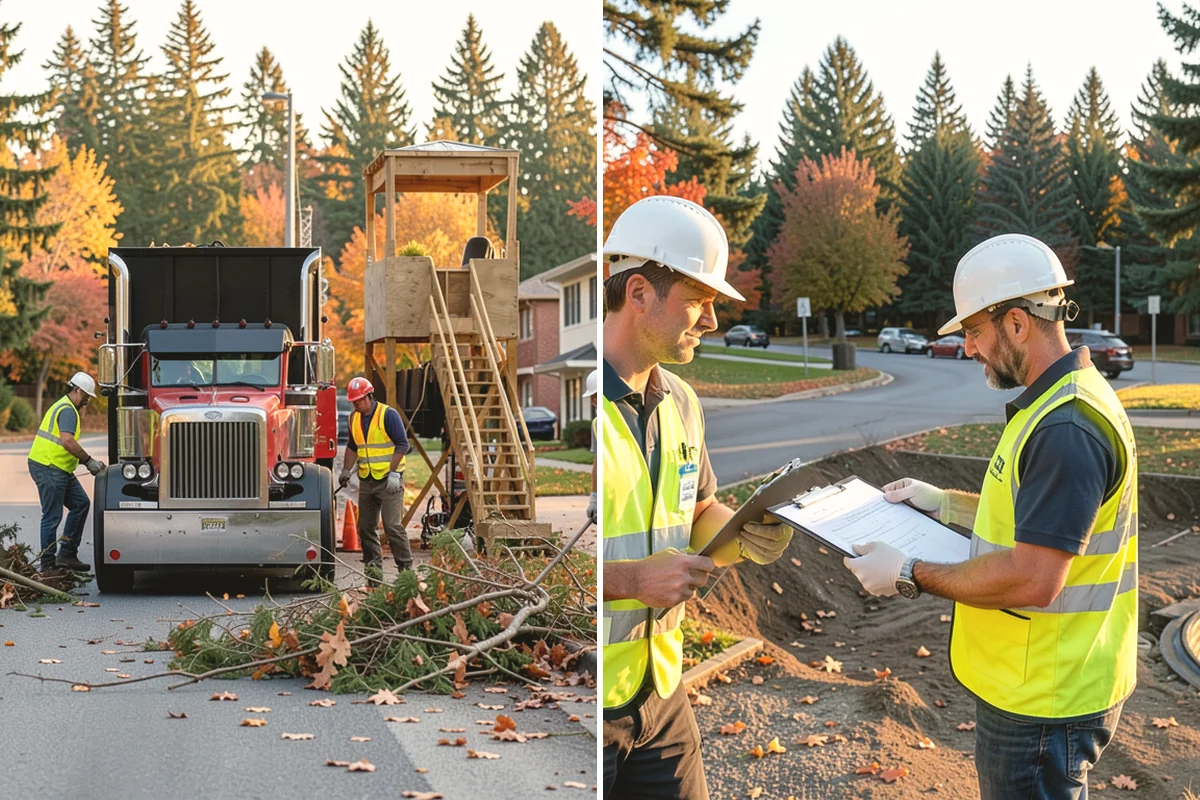 Right-of-Way Tree Clearing in Mercer Island, King County, WA - We survey the corridor to define clearance targets and conflict trees