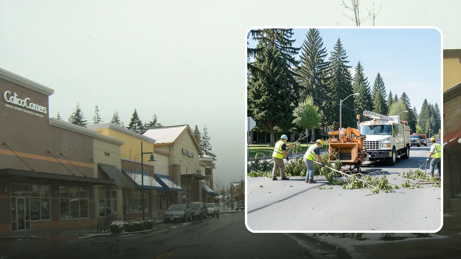 Right-of-Way Tree Clearing in Mill Creek, Snohomish County, WA - We clear trees and encroaching limbs from roadway and utility rights-of-way to restore clearances and sight lines for public...