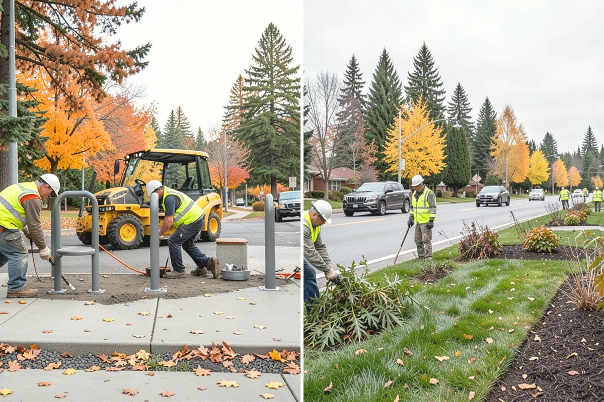 Right-of-Way Tree Clearing in Mountlake Terrace, Snohomish County, WA - We survey the corridor to define clearance targets and conflict trees