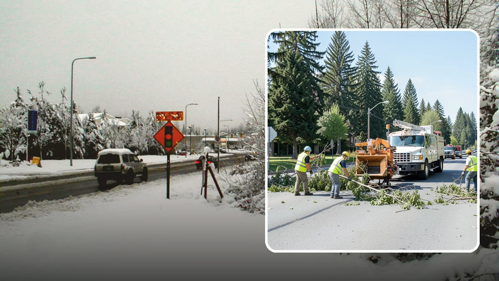 Right-of-Way Tree Clearing in Newcastle, King County, WA - We clear trees and encroaching limbs from roadway and utility rights-of-way to restore clearances and sight lines for public...