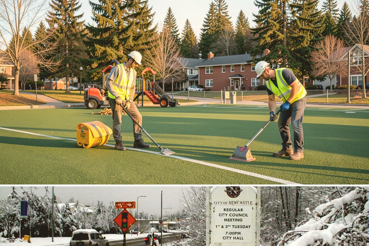 Right-of-Way Tree Clearing in Newcastle, King County, WA - Right-of-way clearing is performed year-round, with dormant-season work reducing traffic impact and improving cut visibility.