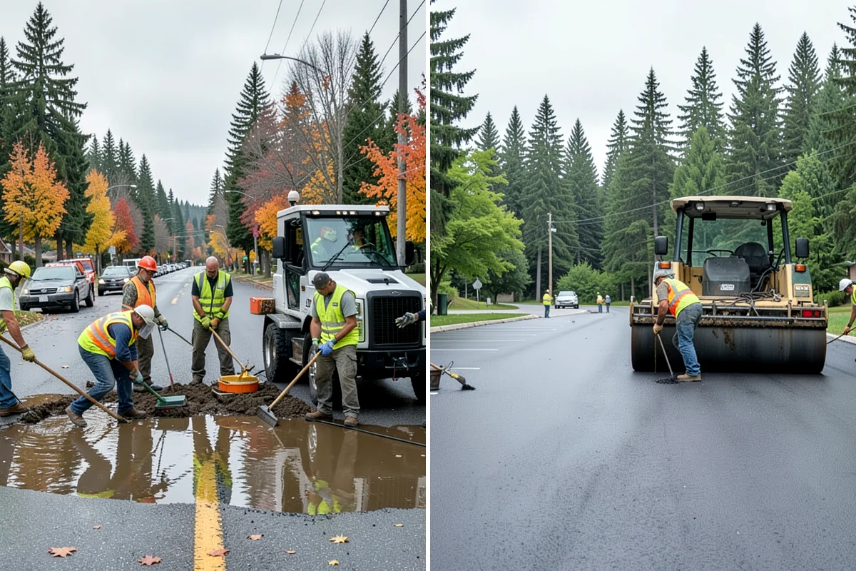 Right-of-Way Tree Clearing in Normandy Park, King County, WA - We survey the corridor to define clearance targets and conflict trees