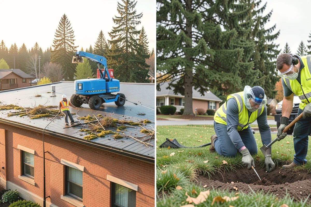 Right-of-Way Tree Clearing in North Bend, King County, WA - We survey the corridor to define clearance targets and conflict trees