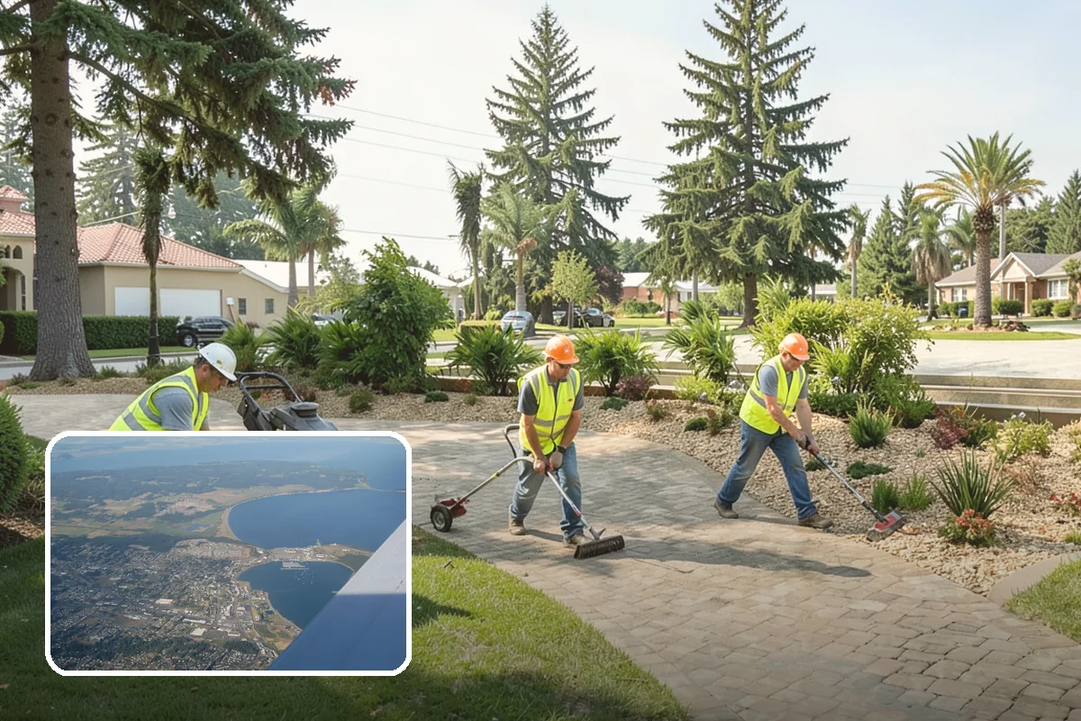 Right-of-Way Tree Clearing in Oak Harbor, Island County, WA - Restored clearances improve safety for vehicles, cyclists, and pedestrians