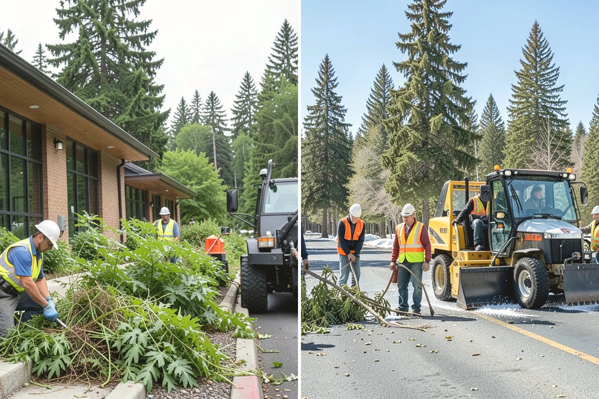Right-of-Way Tree Clearing in Oak Harbor, Island County, WA - We survey the corridor to define clearance targets and conflict trees