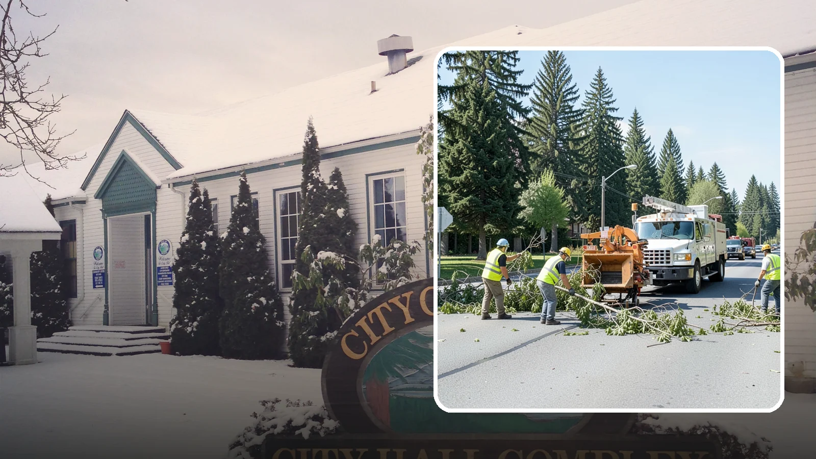 Right-of-Way Tree Clearing in Pacific, King County, WA - We clear trees and encroaching limbs from roadway and utility rights-of-way to restore clearances and sight lines for public...
