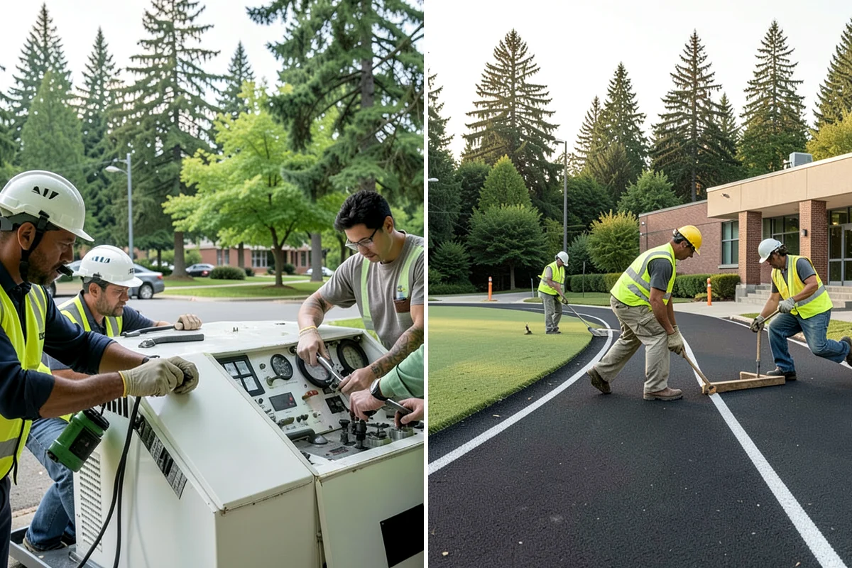 Right-of-Way Tree Clearing in Puyallup, Pierce County, WA - We survey the corridor to define clearance targets and conflict trees
