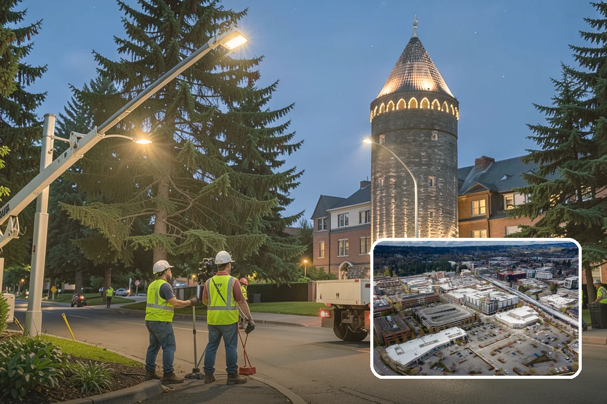 Right-of-Way Tree Clearing in Redmond, King County, WA - Restored clearances improve safety for vehicles, cyclists, and pedestrians