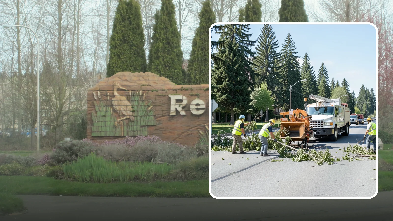 Right-of-Way Tree Clearing in Renton, King County, WA - We clear trees and encroaching limbs from roadway and utility rights-of-way to restore clearances and sight lines for public...