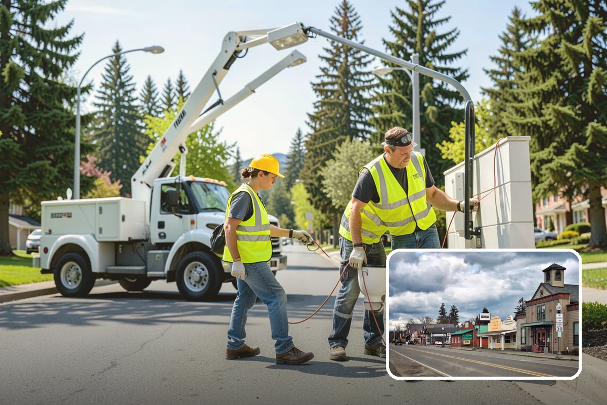 Right-of-Way Tree Clearing in Roy, Pierce County, WA - Restored clearances improve safety for vehicles, cyclists, and pedestrians