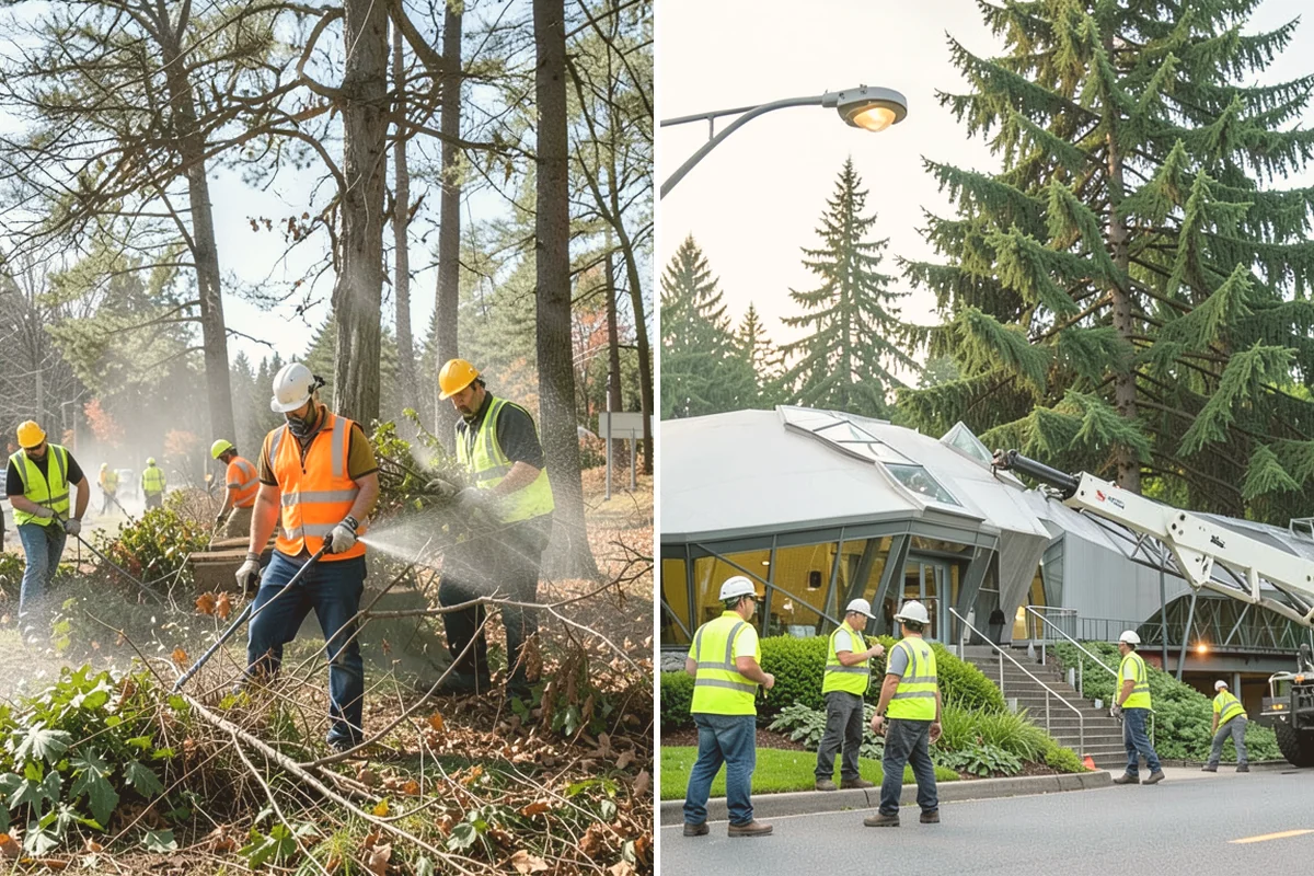 Right-of-Way Tree Clearing in Sammamish, King County, WA - We survey the corridor to define clearance targets and conflict trees