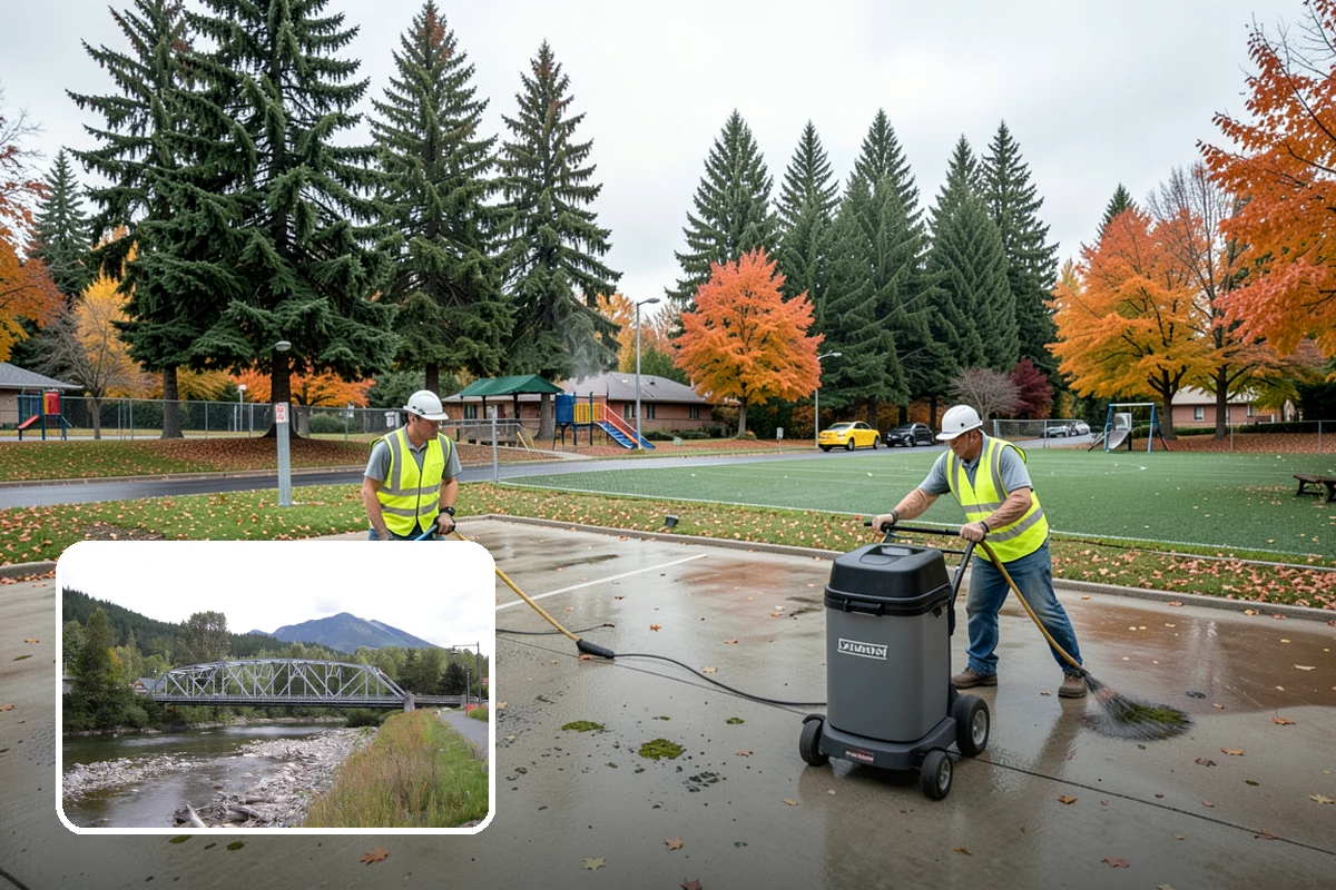 Right-of-Way Tree Clearing in Skykomish, King County, WA - Restored clearances improve safety for vehicles, cyclists, and pedestrians