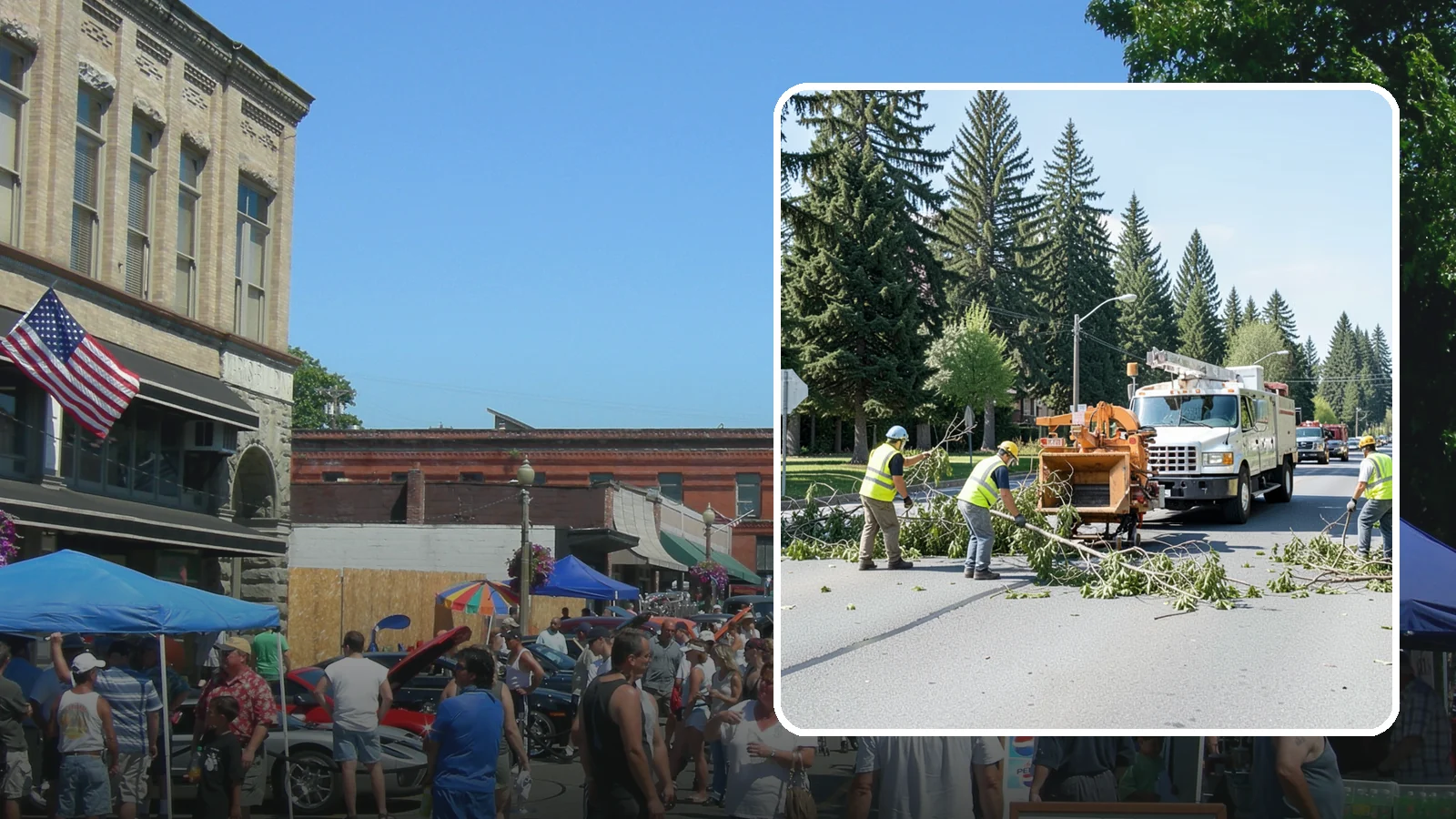 Right-of-Way Tree Clearing in Snohomish, Snohomish County, WA - We clear trees and encroaching limbs from roadway and utility rights-of-way to restore clearances and sight lines for public...