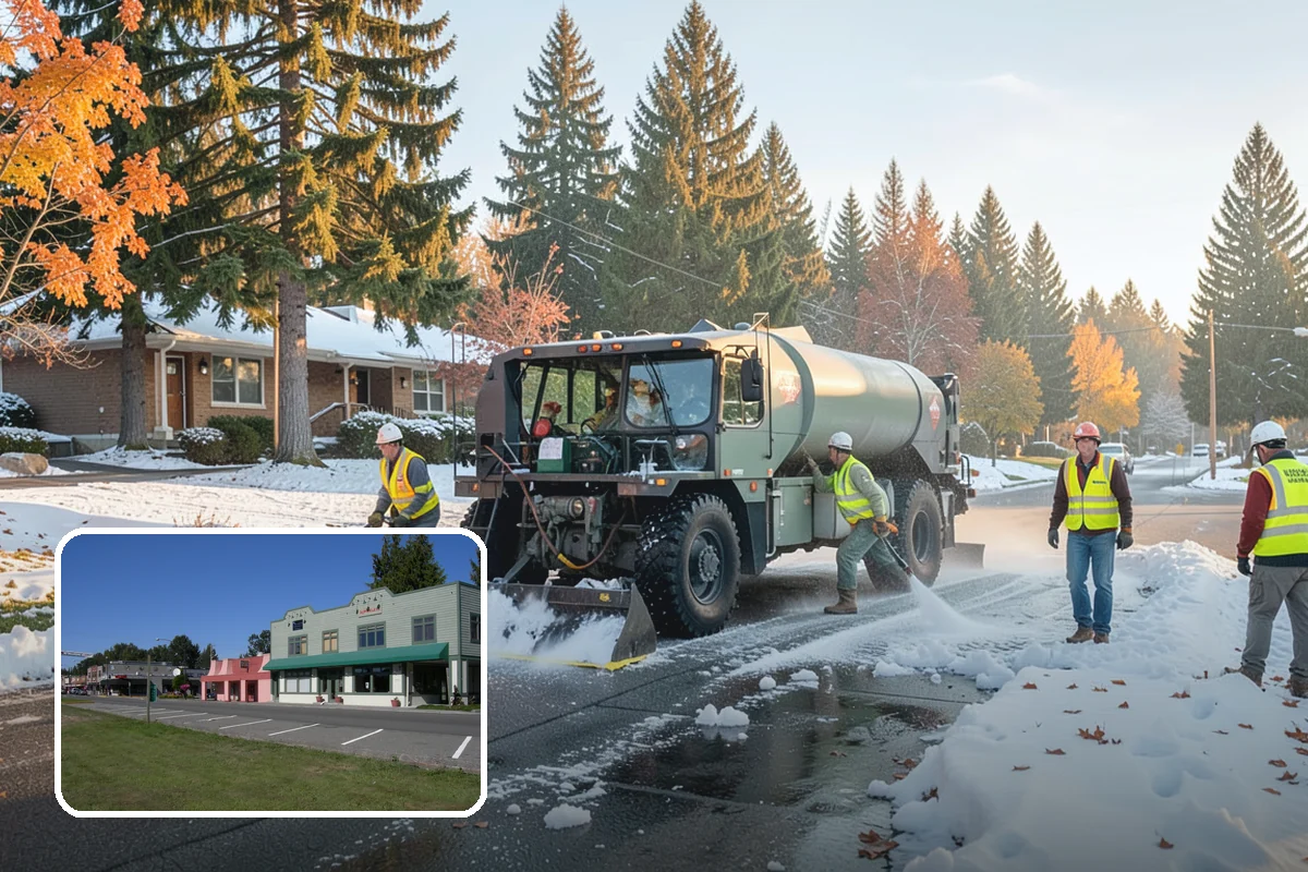 Right-of-Way Tree Clearing in Snoqualmie, King County, WA - Restored clearances improve safety for vehicles, cyclists, and pedestrians