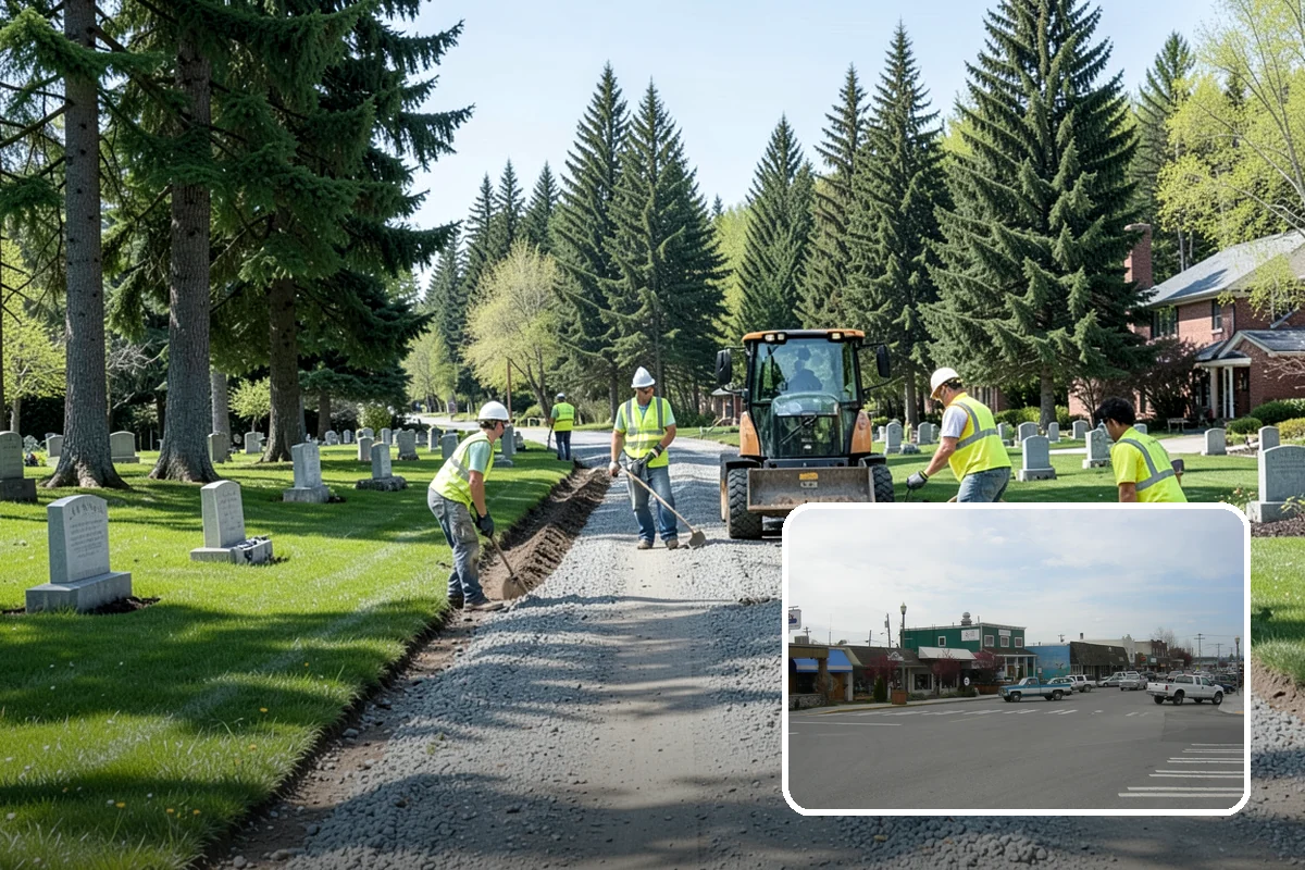 Right-of-Way Tree Clearing in Stanwood, Snohomish County, WA - Restored clearances improve safety for vehicles, cyclists, and pedestrians